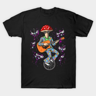 Hippie Mushroom Guitarist T-Shirt